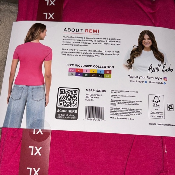 Edited by Remi Bader Black Baby Tee - Picture 5 of 6